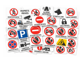 segnaletica per aree private